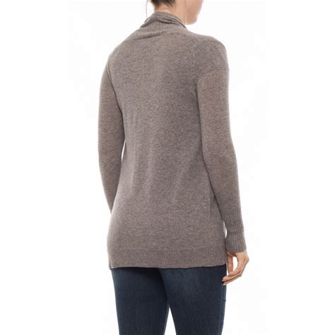 Tahari Roll Neck Drape Cashmere Sweater For Women Save 30