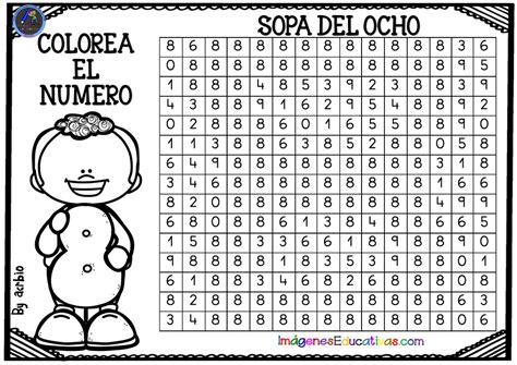 Sopa De NÚmeros Para Colorear 9 Imagenes Educativas