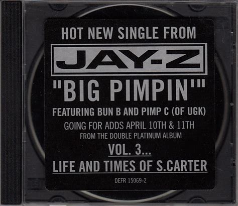 Jay-Z Featuring Bun B & Pimp C - Big Pimpin' (CD, Single ...