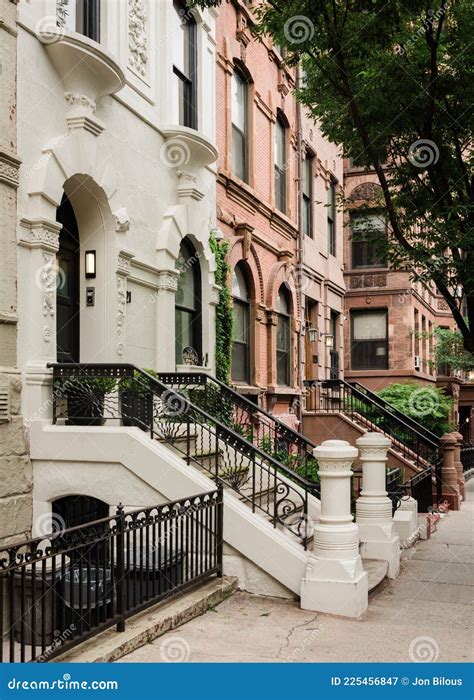 Brownstones In The Upper West Side Manhattan New York City Editorial