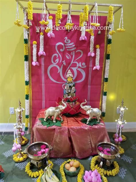 Varalakshmi Vratham Pooja Decor Goddess Decor Temple Decor Mandir