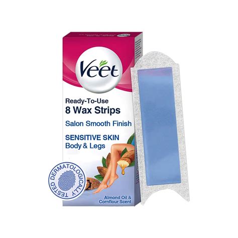 Buy Veet Instant Wax Strips For Sensitive Skin Box Of 8 Online And Get