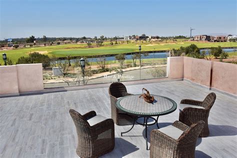 Vente Maison Golf Amelkis Marrakech Vue Exceptionnelle Sur Le G
