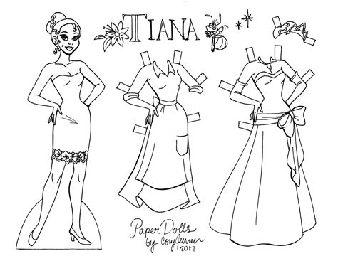 Free Printable Coloring Pages Of Disney Princess Paper Dolls