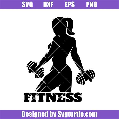 Gym Svg Svg Woman Workout Svg Bodybuilding Svg Gym Bl