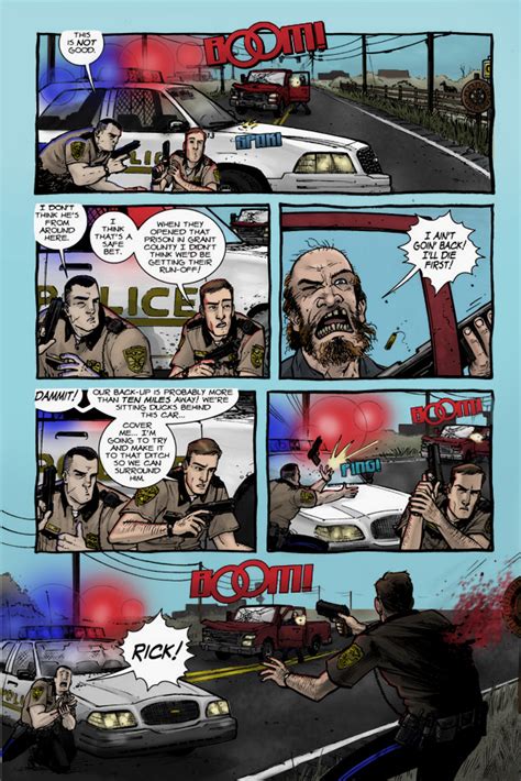 The Walking Dead Colored Pg 1 By Alexhdunn On Deviantart
