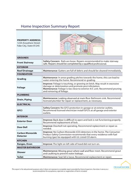 Home Inspection Report 3 Free Templates In Pdf Word Excel Download