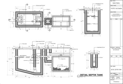 Denah tangki septic (sumber : Gambar IMB Rumah Tinggal Jalan Ciung Wanara V Denpasar ...