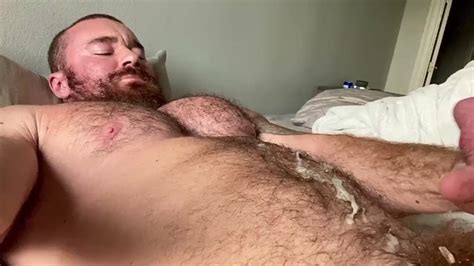 Hairy Muscle Bear Shoots Huge Load In Bed Onlyfansbeefbeast Big Dick