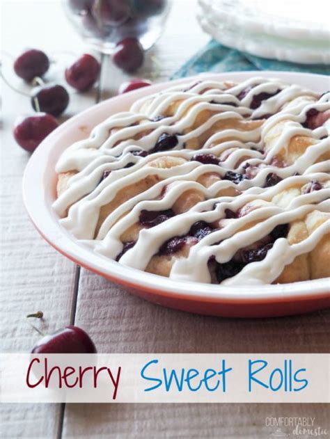 Cherry Sweet Rolls Comfortably Domestic