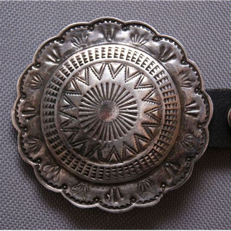 Navajo Silver Concho Belt