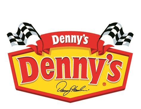 Denny Hamlin Partners With Dennys Diner Its Dennys Dennys Pink