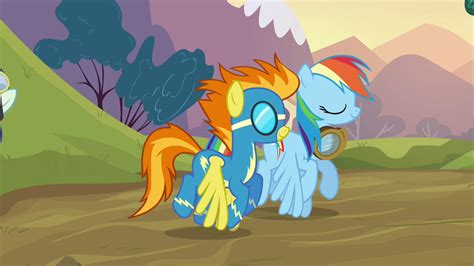 Image Rainbow Dash And Spitfire Side By Side S2e22png My Little