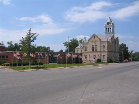 Ellaville Ga Schley County Courthouse Us Post Office And Schley