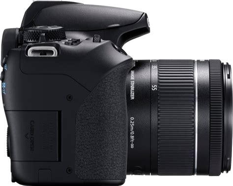 Canon Eos Rebel T8i Dslr Camera With Ef S 18 55mm Lens Black