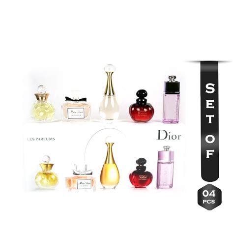 Set Of 4 Pcs Dior Perfume