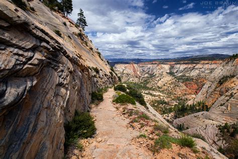 West Rim Trail Top Down Route Joes Guide To Zion National Park