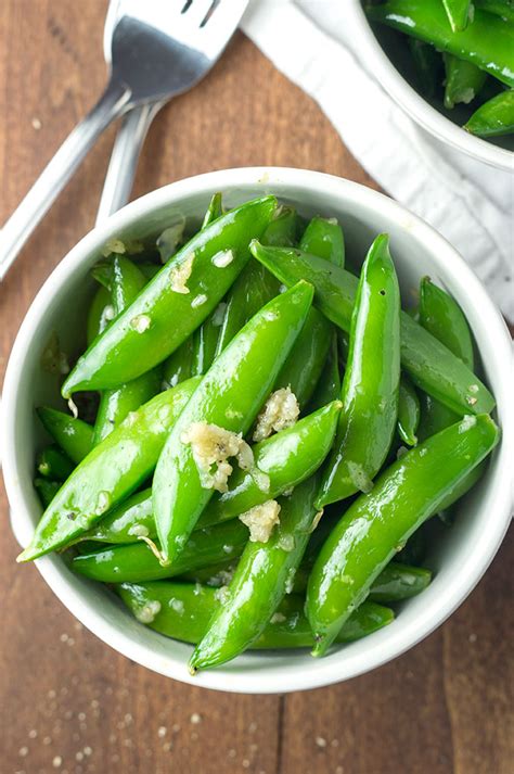 Healthy Garlic Sugar Snap Peas Recipe Bound By Food
