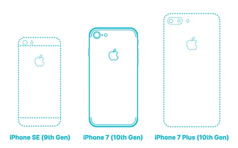 Apple Iphone 7 10th Gen Dimensions And Drawings