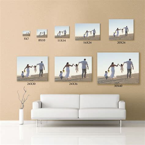 But in modern digital photo printing, the quality of image may vary with increasing printing size. Print Size Chart | Photo wall, Photo displays, Photo