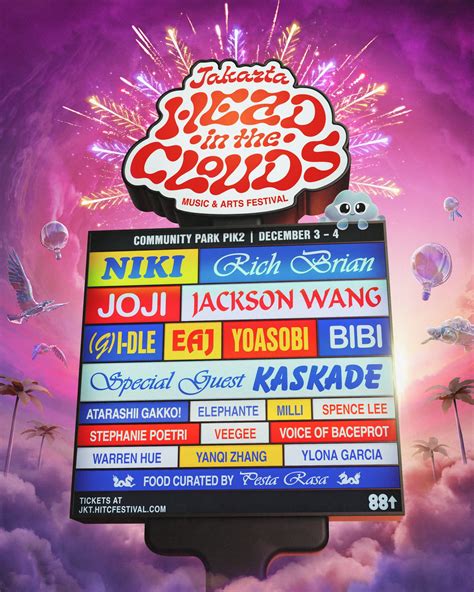 Head In The Clouds Jakarta Dates Tickets Lineup