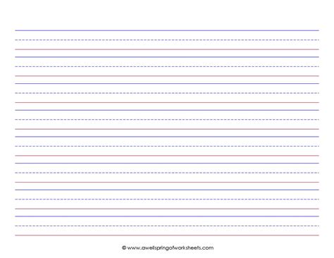 The set on the left has penmanship paper with twelve lines, and the set on the right has nineteen lines. Search Results for "Primary Writing Paper First Grade" - Calendar 2015