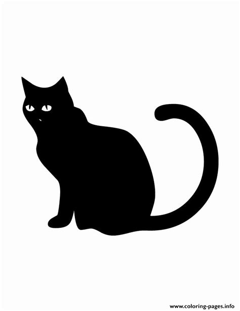 Black Cat Coloring Page New Black Cat Silhouette Coloring Pages