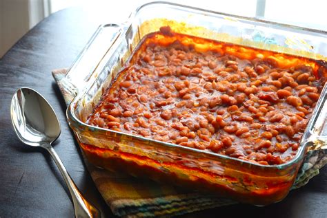 Add brown sugar and mustard to taste. bush's baked beans with ground beef