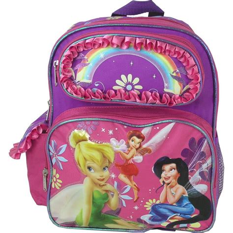 Disney Small Backpack Disney Tinkerbell Rainbow Girls New