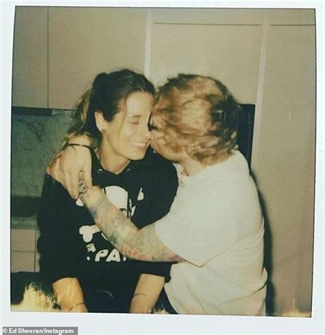 Ed Sheeran Supports Wife Cherry Seaborn During Hockey Training In