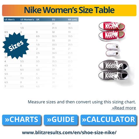 Buy Nike Conversion Chart Shoes In Stock
