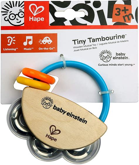 Baby Einstein Jucarie Mini Tamburina Din Lemn Instrumente Si