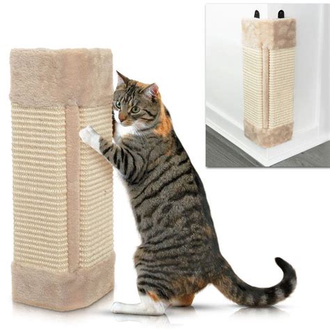Pet Kitten Corner Sisal Wall Scratcher Cats Hanging Cat Scratching Post