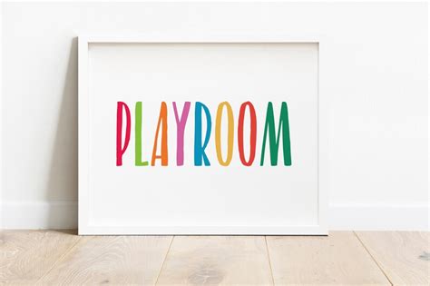 Playroom Print Playroom Wall Art Playroom Decor Playroom Etsy
