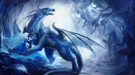 72 Blue Dragon Wallpapers On Wallpapersafari
