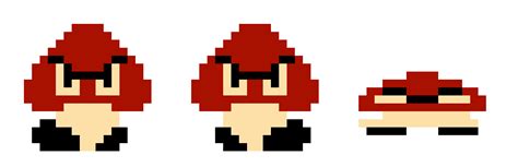 Smb1 Goomba Sprites Pixel Art Maker