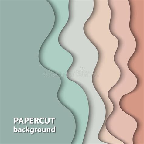 Vector Background With Pastel Nude Beige And Light Green Color Stock