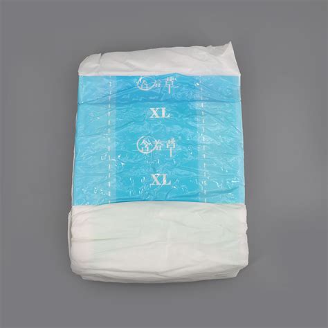 Printed Cotton Absorbent Disposable Hospital Adult Diaper For Incontinence People China Super
