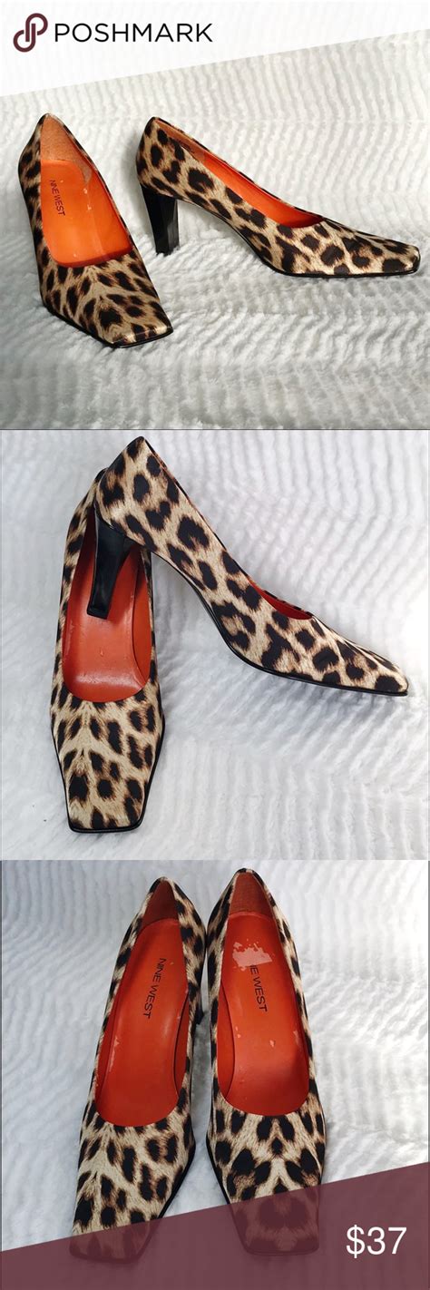 Nine West Leopard Print Heels Leopard Print Heels Shoes Women Heels