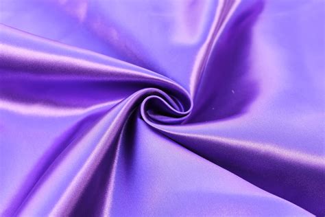 Purple Bridal Satin Fabric Fabric By The Yard Etsy