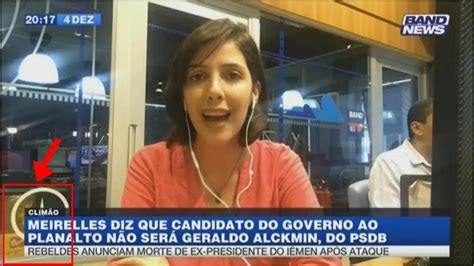 Jovem Jornalista Eu Vi Falso Ao Vivo Na Globonews Volta Da Rede Fuso Tv Brasil Ainda Usa