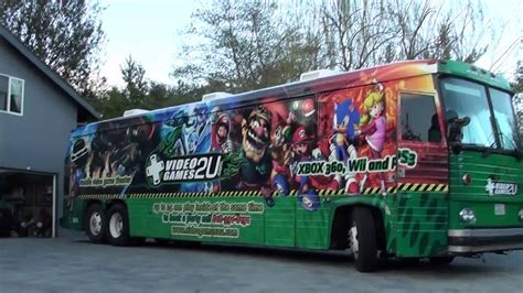We come directly to you and can setup at your home or business. 2, 26, 2011 Video Game Bus birthday party 4 - YouTube