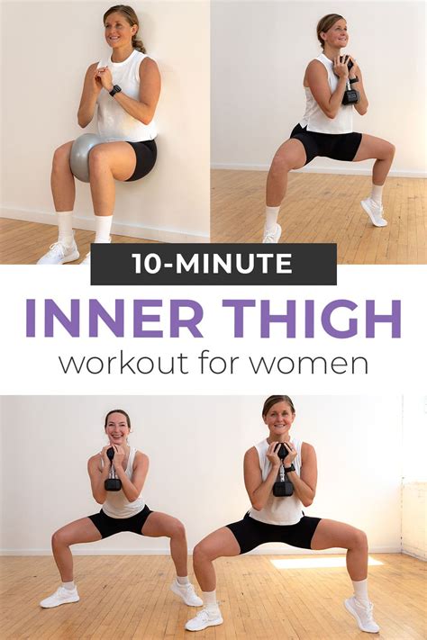 10 Minute Inner Thigh Workout Video Nourish Move Love