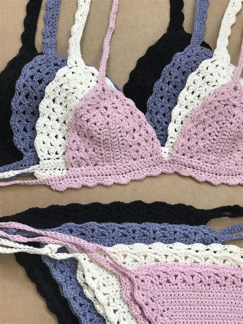 Motif Bikini Crochet Crochet Bikini Bottoms Crochet Swimwear Lace