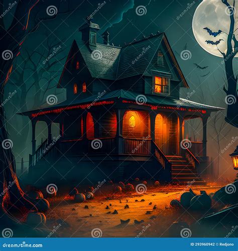 Enchanted Abode: Fairy Tale Illustration Of A Mud House In The Forest