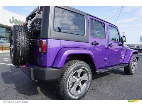 2017 Extreme Purple Jeep Wrangler Unlimited Sahara 4x4 119435926 Photo