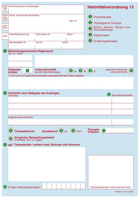 Physiotherapie am westpark in der kategorie.physiotherapie am westpark. Heilmittel-Richtlinie: Neues Muster 13 ab Oktober : von up ...