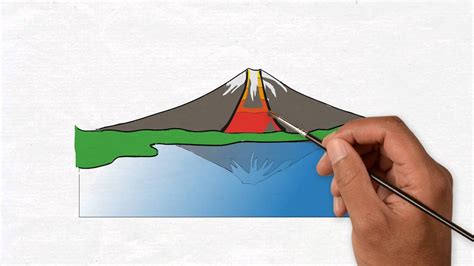 Volcano Eruption Animation Youtube