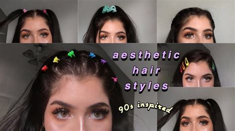 90s Inspired Aesthetic Hairstyles Emma Donado Clip Hairstyles
