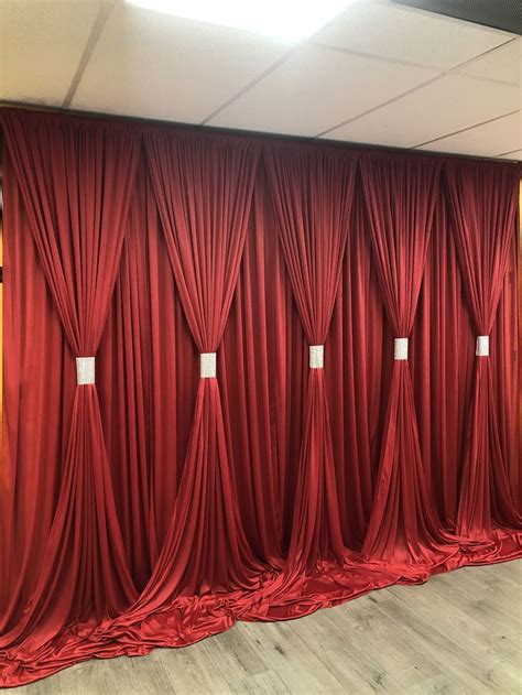Event Backdrop Curtain Decoration 10 Pieces Cortinas Para Eventos